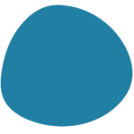 Blob met blauw