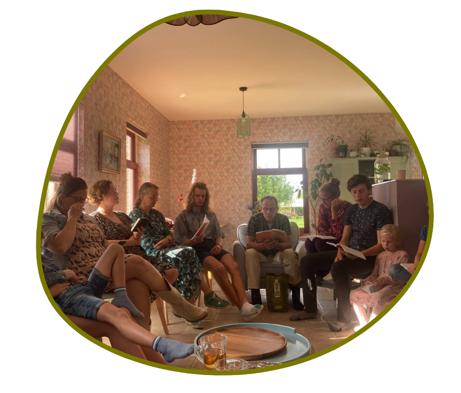 Blob met foto huiskring