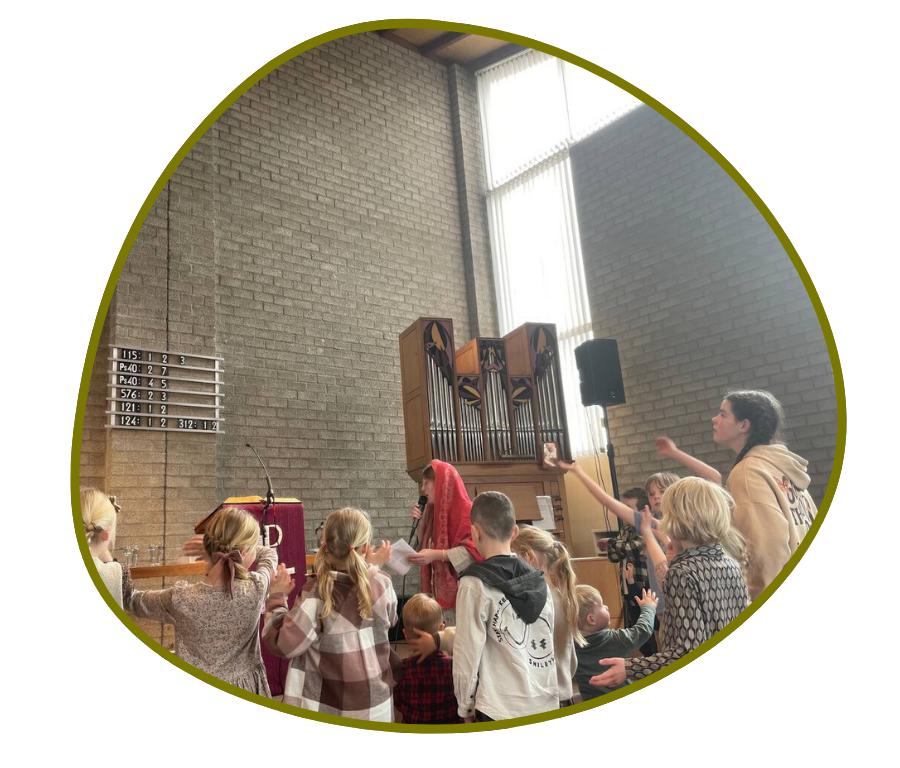 Blob met foto samenkomst kindermoment